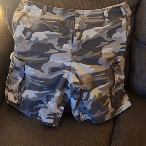 Camo Cargo Shorts